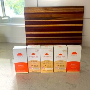 FIVE boxes of Uqora Target/Flush Drink Mixes NEW Unopened